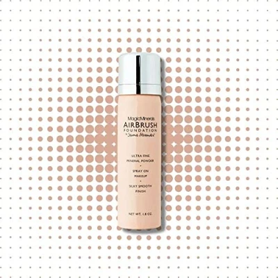 Abbildung von Jerome Alexander Magic Minerals AirBrush Foundation Spray Make up Integriertes mit Hautpflege feuchtigkeitsspendend (Bright Light, 30 ml)