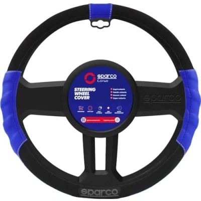 Abbildung von SPARCO SPC1108AZ Lenkradbezug Blau 38.5cm Polyester