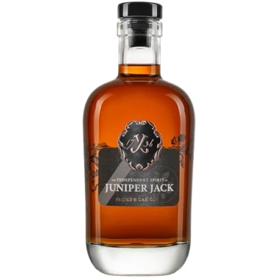 Abbildung von JUNIPER JACK &quot;Smoke &amp; Oak&quot; Gin 0,5 l Flasche 46,5% vol. Alk. Lapsang Souchong Tee Fasslagerung handcrafted Small Batch