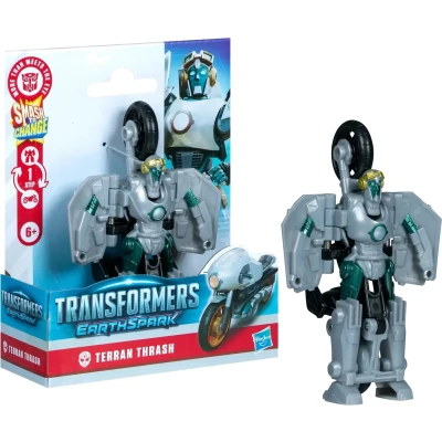 Abbildung von Transformers EarthSpark 1 Step Smash Changers Megatron Action Figur