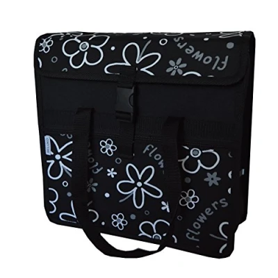 Abbildung von Aves 24 FAHRRADTASCHE Gepäckträgetasche Einzeltasche Tasche mit Tragegriff, 29. Uno Flowers