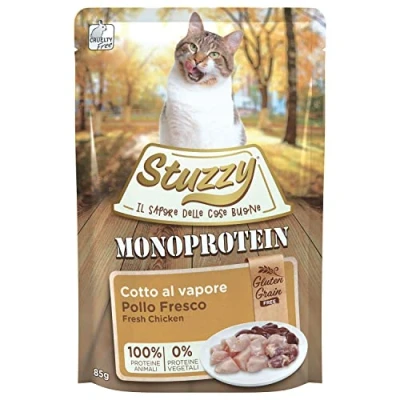 Abbildung von Stuzzy Cat No Grain Pouch 85 g Katzenfutter Huhn Getreide&amp;Glutenfr...