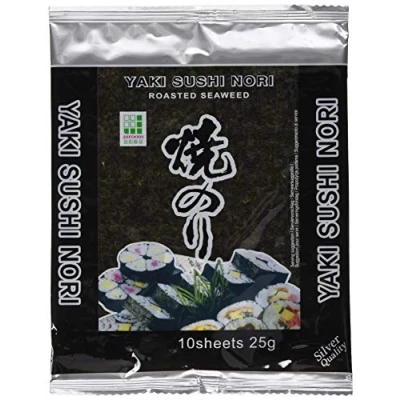 Abbildung von JH Foods Yaki Nori (gerösteter Seetang, Qualität: silber) 25 g