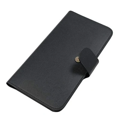 Abbildung von Schützende Handytasche Cover mit 5 Kartenfächern und Magnetverschluss, 5.5&quot;, Schwarz (geeignet für Samsung, Apple, Huawei, Sony, LG, Nokia, etc.)