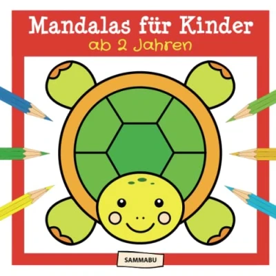 Abbildung von Mandalas für Kinder ab 2 Jahren: Mandala Malbuch mit einfachen Motiven und extradicken Linien