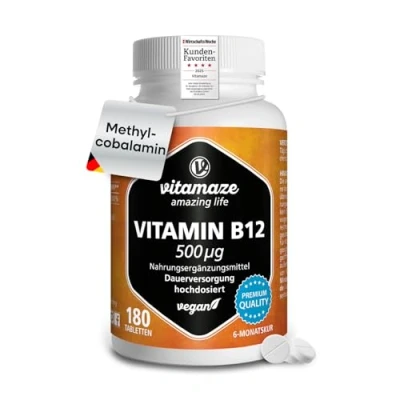 Abbildung von Vitamaze VITAMIN B12 1.000 μg hochdosiert vegan