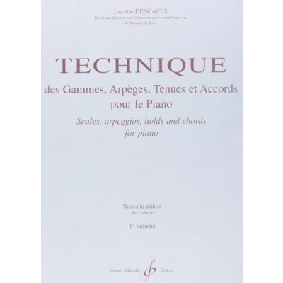 Abbildung von Technique des Gammes Arpeges Tenues et Accords Volume 1