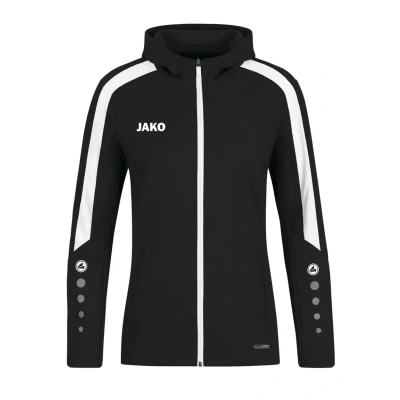 Abbildung von JAKO Damen Kapuzenjacke Power, Schwarz, 42