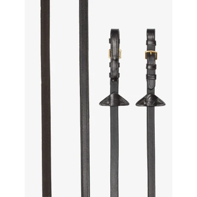 Abbildung von LeMieux Teugels Arika Rubber Half lined Schwarz/Silber Vollblut