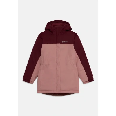 Abbildung von Columbia Hikebound LONG Insulated Jacket Übergangsjacke für Kinder, Größe: 128, Eraser pink/rich wine