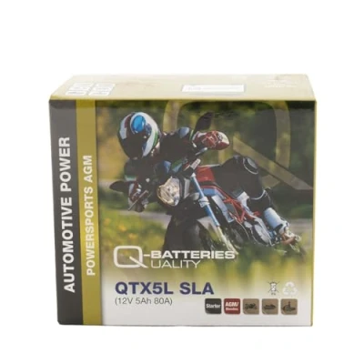 Abbildung von Q Batteries QTX5L SLA AGM Motorradbatterie 12V 4Ah 60A