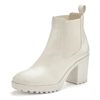 Abbildung von Lascana Plateaustiefelette, Damen, Größe: 42, Beige Schuhe