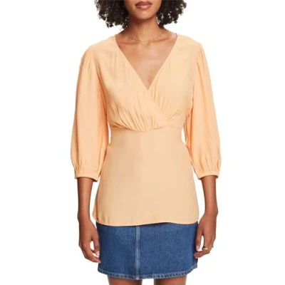 Abbildung von Esprit Bluse, Damen, Größe: Medium, Pastel orange