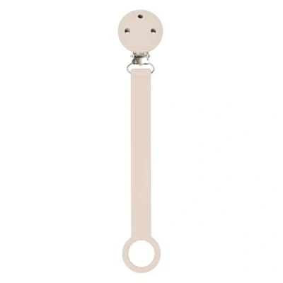 Abbildung von Nattou Pacifier Clip with Universal Holder Silicone, 21 cm, Beige