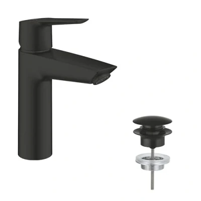 Abbildung von Grohe Start Waschtischarmatur Mattschwarz