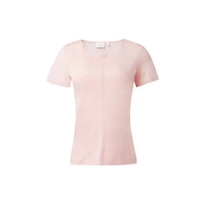 Abbildung von comma casual identity MIT Nahtdetail Tshirt basic, Damen, Größe: 32, Rosa