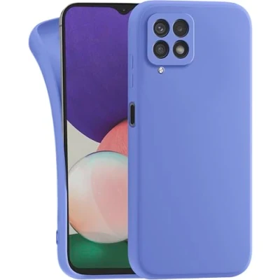 Abbildung von MyGadget Hülle für Samsung Galaxy M53 5G robuste Silikon Schutzhülle TPU Case Slim Silikonhülle Back Cover Kratzfest Handyhülle Matt Blau