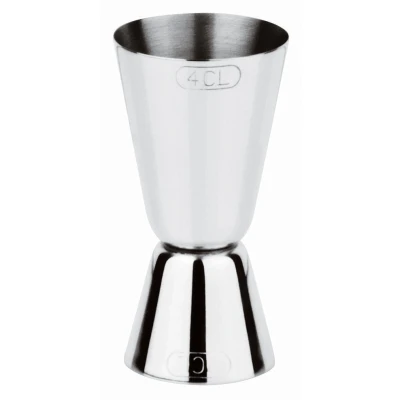 Abbildung von Paderno Messbecher BAR Edelstahl 20 40 ml
