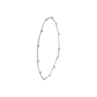 Abbildung von Lucardi 925 Silver Armband silvercoloured, Damen, Größe: 19cm, coloured