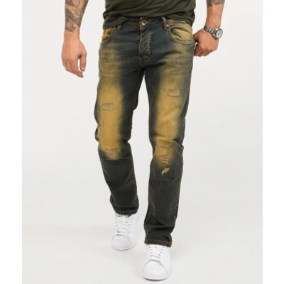 Abbildung von Rock Creek Herren Jeans Dirty Wash RC 329 [W33 L32]
