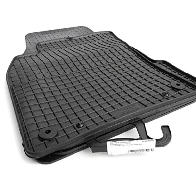Abbildung von Gummimatten passend für A6 (C6 4F) Premium Qualität Gummifußmatten schwarz 4 teilig, Geruchsneutral, Rutschfest