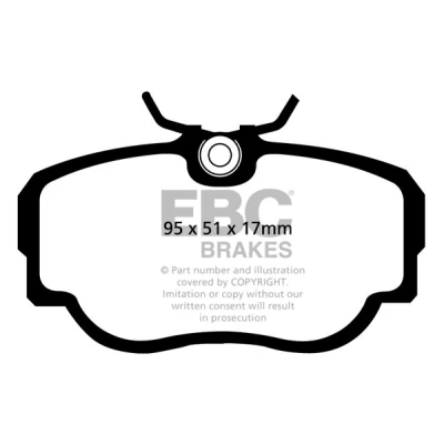 Abbildung von Bremsbelagsatz, Scheibenbremse EBC Brakes DP4779R