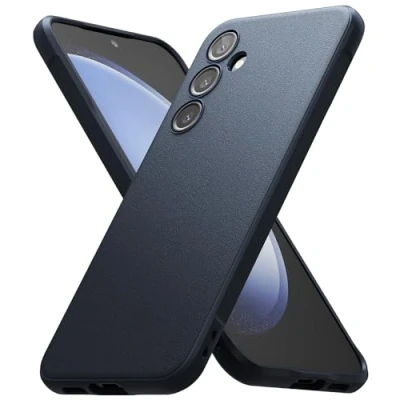 Abbildung von Ringke Onyx Case Kompatibel mit Samsung Galaxy S23 FE Hülle, [Fester Griff] rutschfest Schlankes Slim Fit Einzigartige Textur TPU Robuste Stoßfeste Anti Kratzer Handyhülle Navy