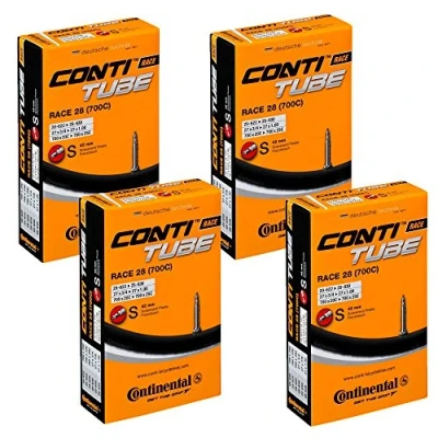 Abbildung von Continental Race 28 Luftkammer, Schwarz, 700c, 4er Pack