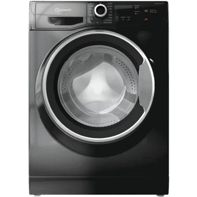 Abbildung von BAUKNECHT Waschmaschine SCHWARZ W9 S6300 A, 9 kg, 1400 U/min, Mehrfachwasserschutz+, Kurz 45‘, Anti Allergie, 16 Programme