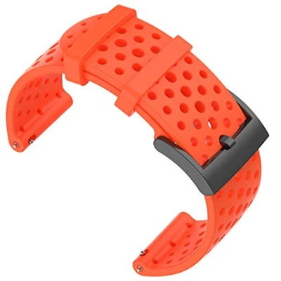 Abbildung von Shieranlee Armband für Suunto 9 Spartan/Suunto 7 Strap, 24MM Ersatz Silikon Uhrband Sport Uhrenarmbänder 9/Suunto D5/Suunto Spartan Wrist HR/Suunto Titanium