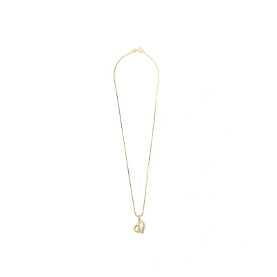 Abbildung von trendor 41486 Ketten Anhänger Herz Gold 333/8K an goldplattierter Silberkette