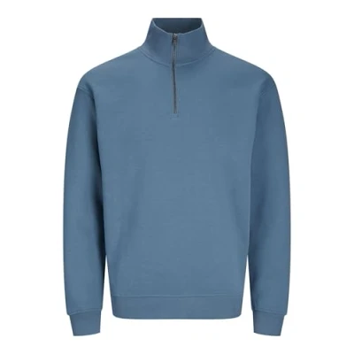 Abbildung von Jack &amp; Jones Jjebradley HALF ZIP NOOS Sweatshirt, Herren, Größe: XS, Oceanview