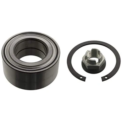 Abbildung von FEBI BILSTEIN 103156 Radlagersatz Hinterachse links, rechts mit Achsmutter Sicherungsring 77 Schrägkugellager DACIA: Duster SUV