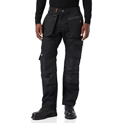Abbildung von Scruffs Unisex Ripstop Trousers Arbeitshose, Schwarz, 32