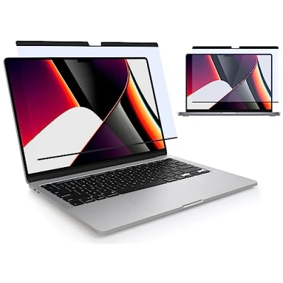 Abbildung von MyGadget Magnetische Blaulichtfolie [ Matt ] kompatibel mit Apple MacBook Pro 13 Inch 2016 2022,M1,M2] Air 2018 2021,M1] abnehmbarer Blaulichtfilter