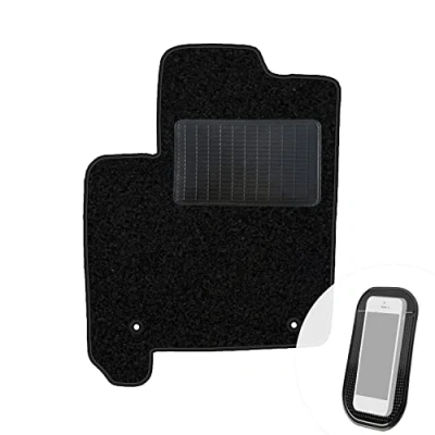 Abbildung von moto MOLTICO Fahrer Fußmatte Auto Velours Fahrerseite Autoteppiche Schwarz Fahrermatte 1 teilig passend für Opel Meriva A 2004 2010