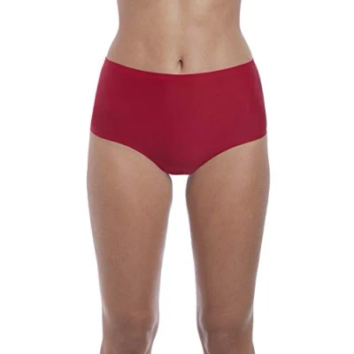 Abbildung von Fantasie Damen Smoothease Nahtloser vollständiger Bedeckung Slip, Rot/Ausflug, einfarbig (Getaway Solids), Einheitsgröße
