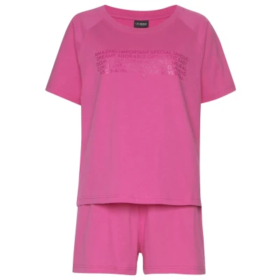 Abbildung von Lascana Nachtwäsche Set, Damen, Größe: 32/34, Pink