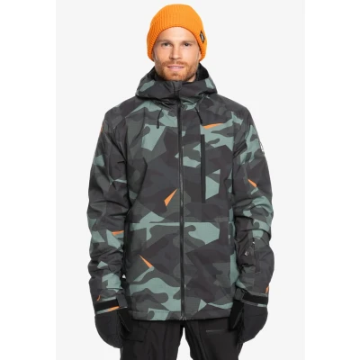 Abbildung von Quiksilver Mission Printed Jacket Skijacke, Herren, Größe: Medium, Glw
