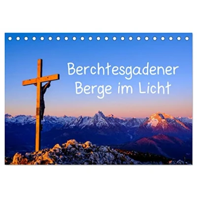 Abbildung von Berchtesgadener Berge im Licht (Tischkalender 2025 DIN A5 quer), CALVENDO Monatskalender