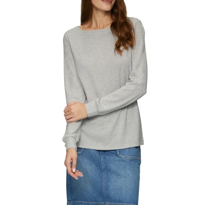 Abbildung von s.Oliver Strickpullover, Damen, Größe: 34, Grau meliert