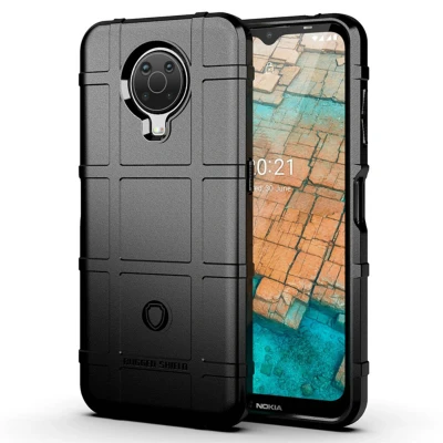 Abbildung von Nokia G20 Hülle Silikon iMoshion Soft Case/Backcover Handyhülle Schwarz Shockproof/Stoßfest