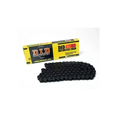 Abbildung von D.I.D Unisex Adult 428HDX130RB DID 428HD KETTE Schwarz Länge: 130 Glieder mit Clip Verbindung (RJ), Black, One Size