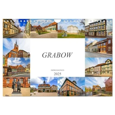 Abbildung von Grabow Impressionen (Wandkalender 2025 DIN A4 quer), CALVENDO Monatskalender