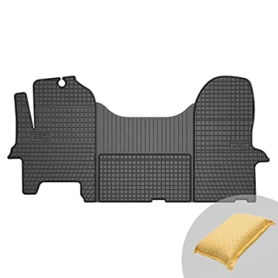 Abbildung von FROGUM EL Toro Gummimatten Ganzjähriges Set von Autofussmatte Auto Fußmatten für Iveco Daily III 1999 2014 Beständiges Gummi Material 1,5cm Schutzkante