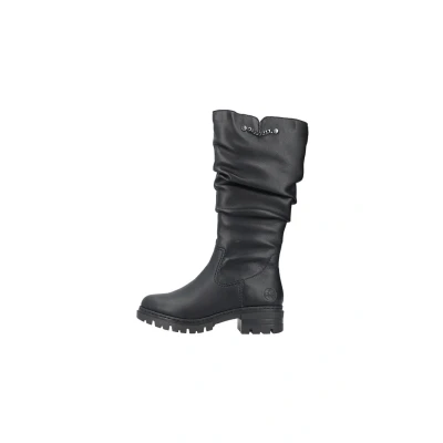 Abbildung von Rieker Plateaustiefel, Damen, Größe: 41, Schwarz Schuhe