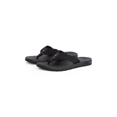 Abbildung von Tommy Hilfiger Zehentrenner, Herren, Größe: 41, Black Schuhe