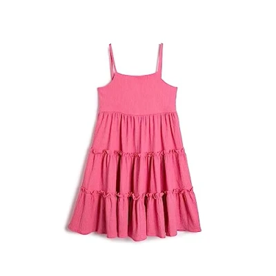 Abbildung von Koton Girls Dress Thin Strappy Tiered Ruffle Detail