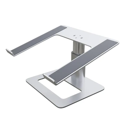Abbildung von Desire2 Rise, Laptop Ständer aus Aluminium, Arbeits und Gaming Ständer, stilvoller Schreibtisch Organizer unverzichtbares Büro Schreibtischzubehör, Tablet Halter