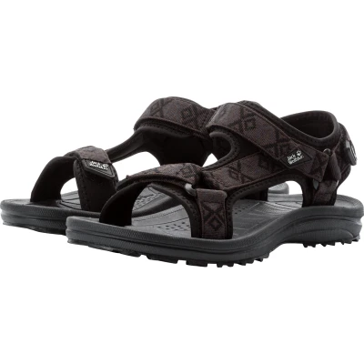 Abbildung von Jack Wolfskin WAVE Breaker Trekkingsandale, Damen, Größe: 37, Black Schuhe